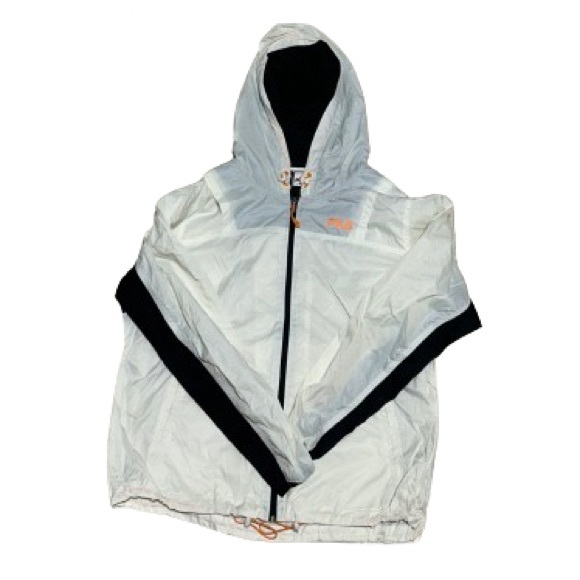 White Fila Windbreaker - Picture 2 of 3